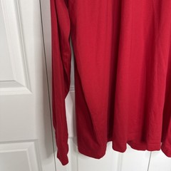 Lands End Super-T Vintage Red Turtle Neck Longsleeve Size XXL 50-52 Old Money