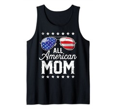 All American Mom 4th of July Mothers Day Sunglasses Family Tank Top