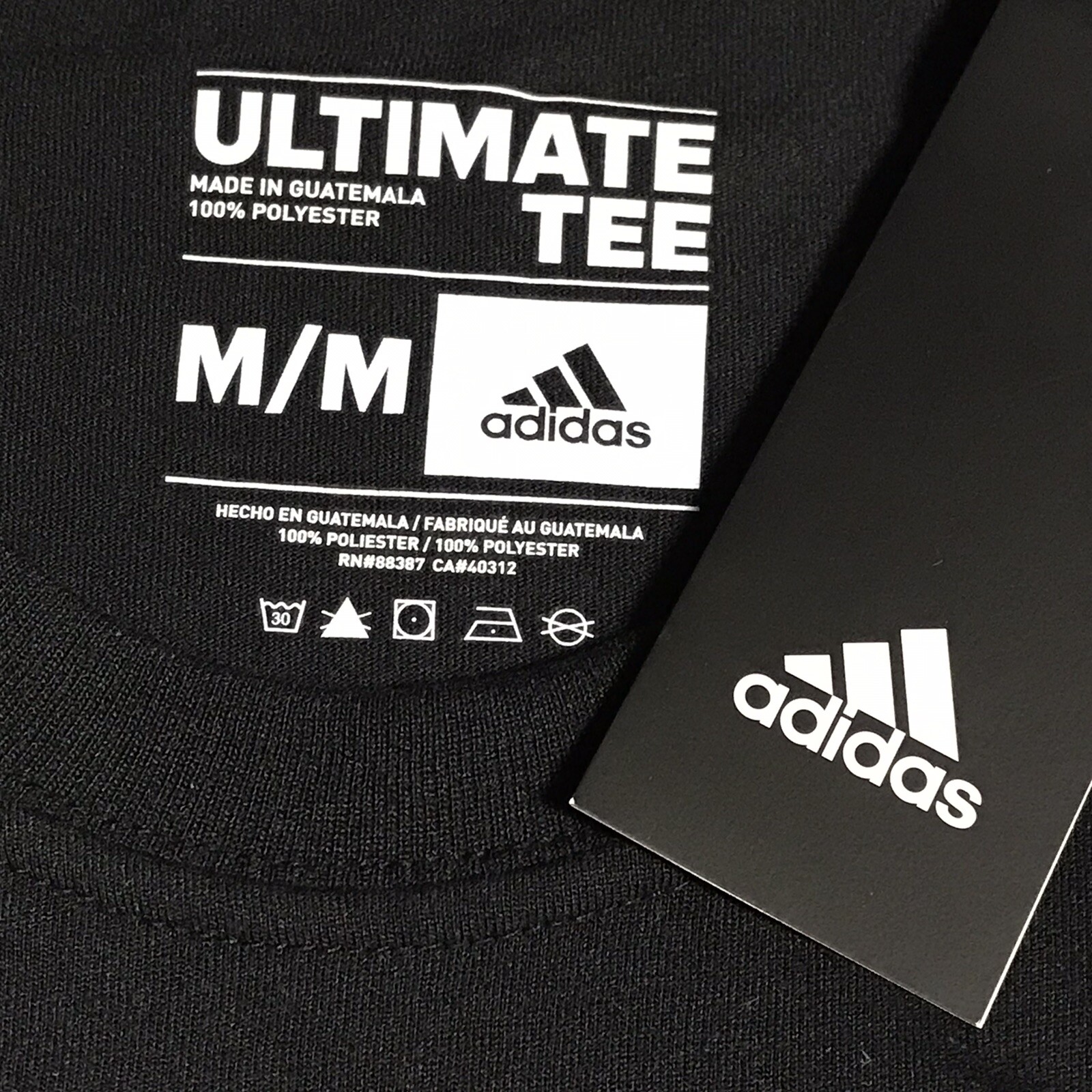 Adidas Men's Ultimate Graphic T-Shirt Size M-XL Black Navy Blue White Gray gallery