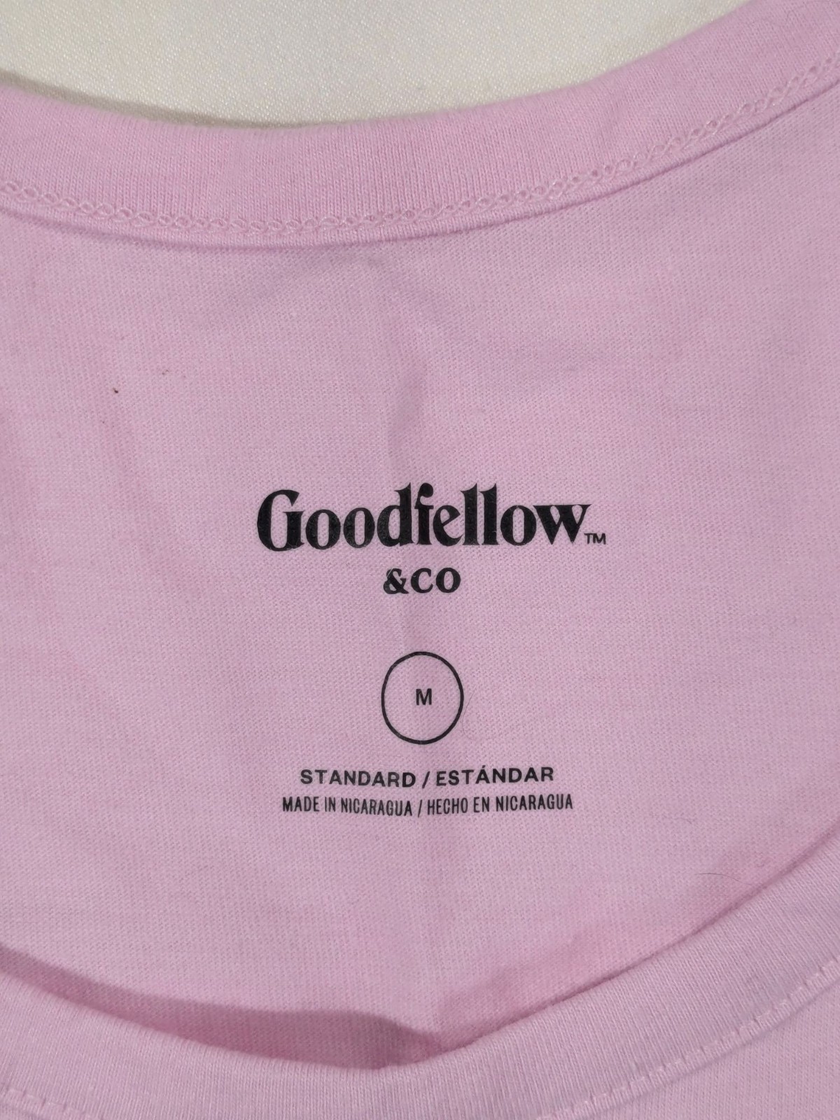 Goodfellow & Co Mens Pink Tank Top Size M Lightweight Cotton Blend NWT gallery