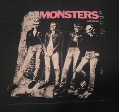 Universal Monsters Are Good Ramones Rocket to Russia Mash-up T-shirt 3XL Dracula