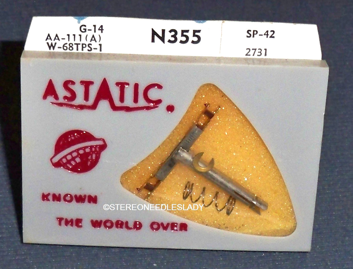 GE RPJ-007A holder with 501-S1 & 501-S1 NEEDLES ASTATIC N355