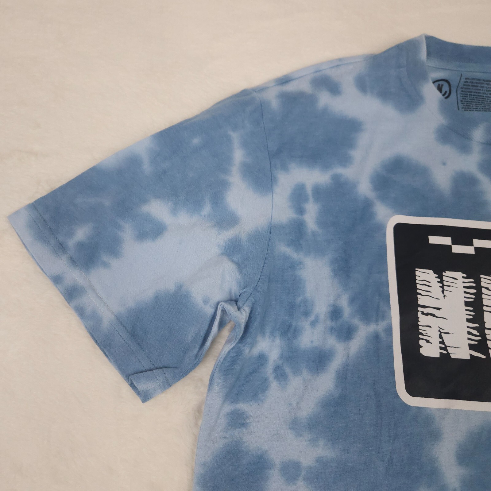 Neff Speedy Blue Clouds Tie Dye Short Sleeve T-Shirt Men's Size S, M, L, XL gallery