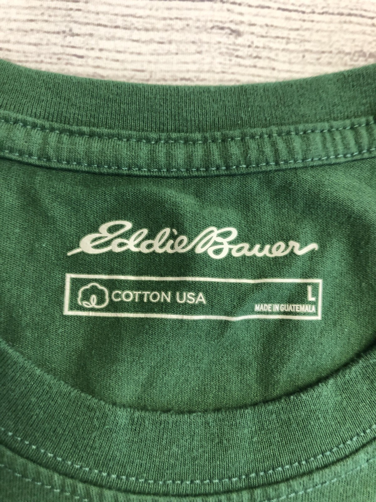 Eddie Bauer Shirt Mens Large Green El Capitan Graphic Tee Tagless Outdoor Nature gallery