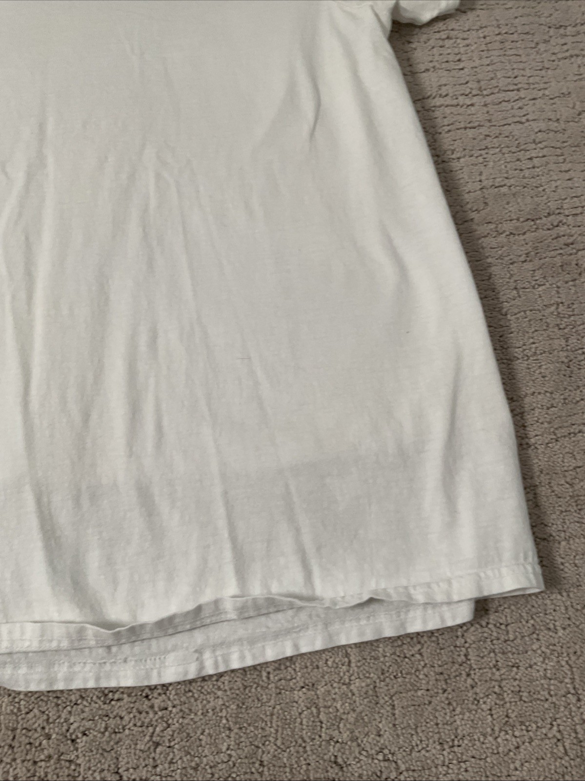 2 Pack Gildan Men's Cotton Tee T Shirt WHITE Crew Neck Short Sleeve Men.size L gallery