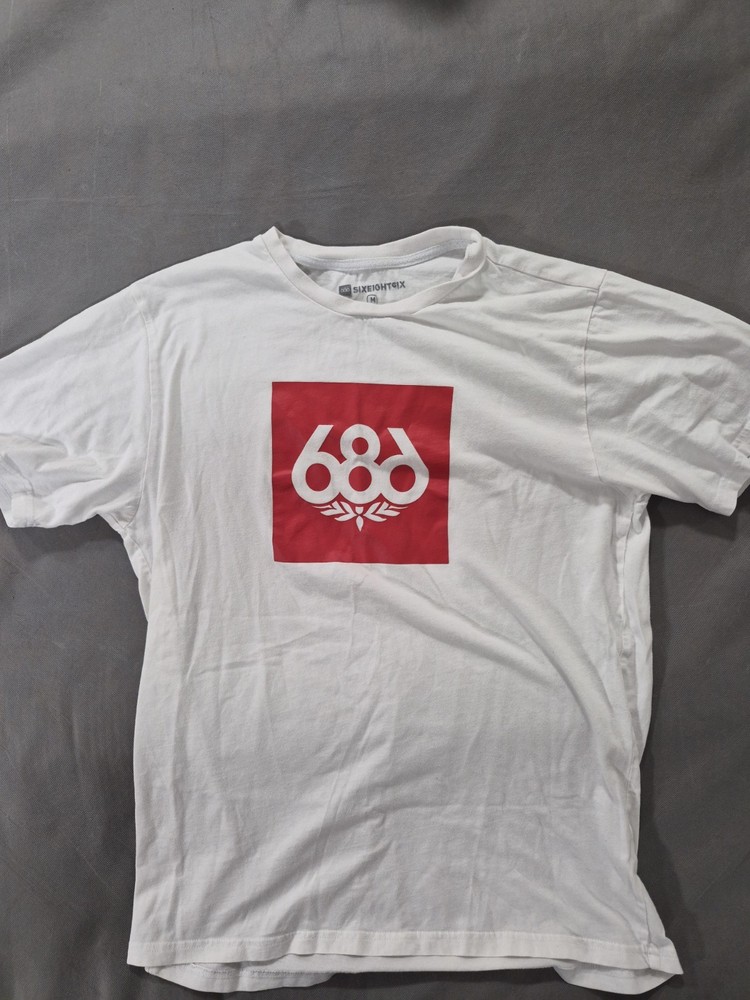 686 Knockout Tee (M) White