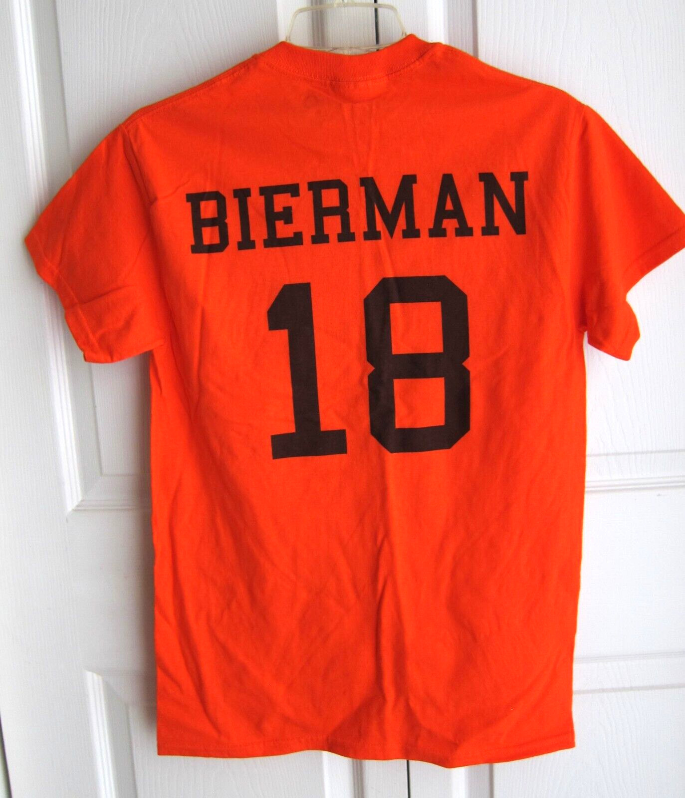 Hockey Juniors Teens PUCK OFF Orange T-Shirt 100% Cotton Size S - NEW gallery