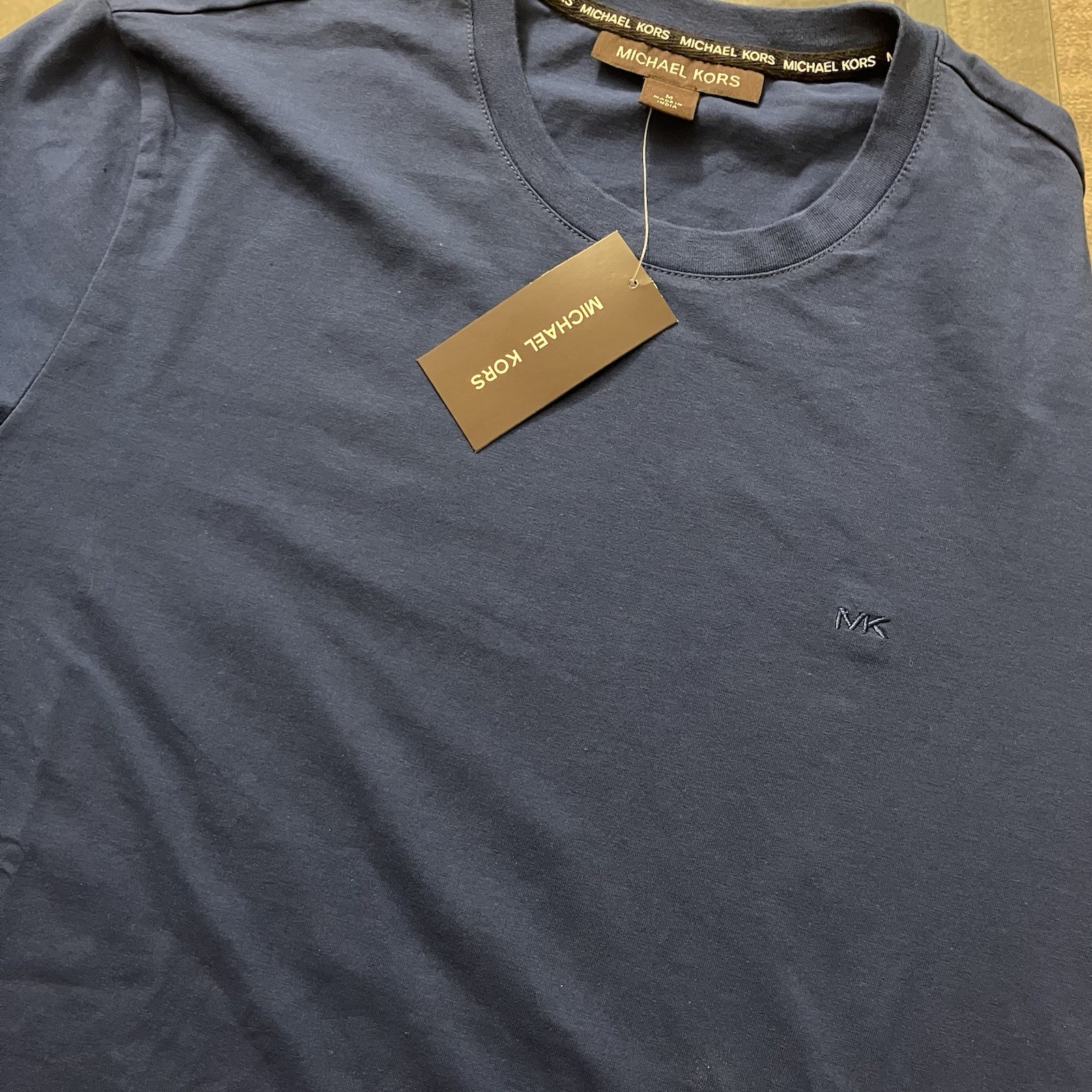 Michael Kors SS Estate Blue Men’s T Shirt 93% Cotton 7% Elastane Medium gallery