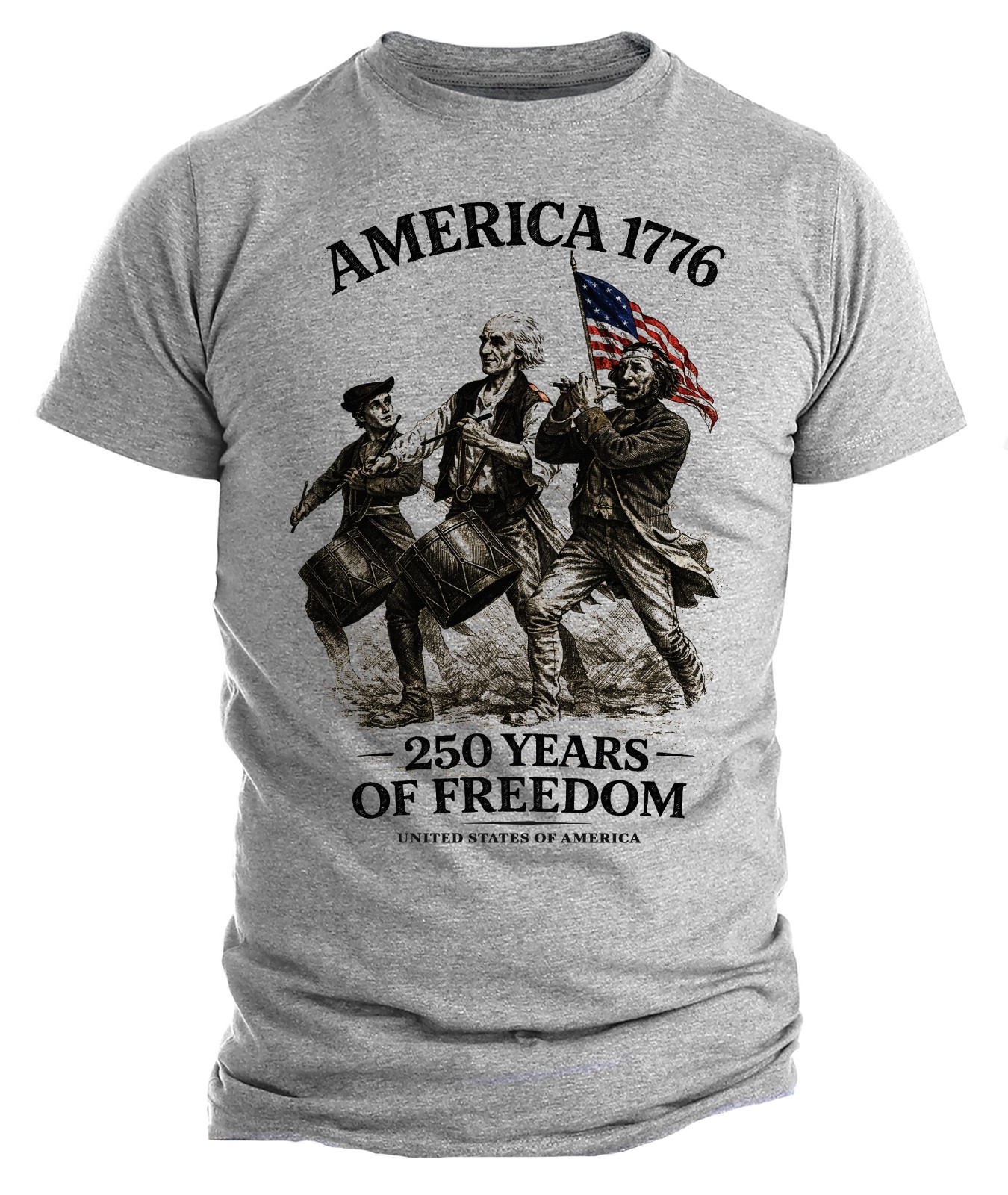 America 1776 Shirt Spirit of 76 Patriotic 250 Years Freedom 4th July T-shirt gallery