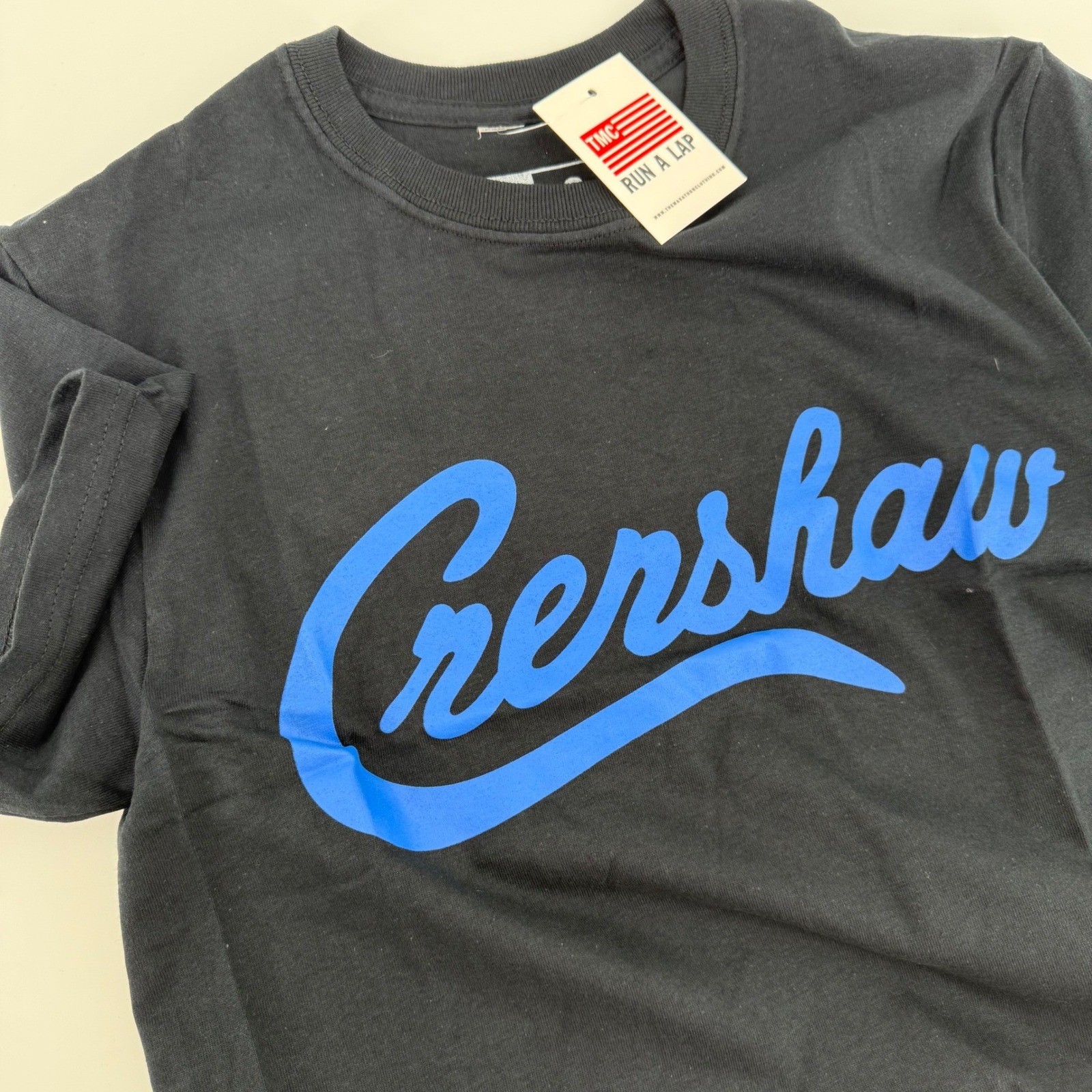 NWT The Marathon Clothing Crenshaw Nipsey Black Graphic T Shirt Size Small TMC