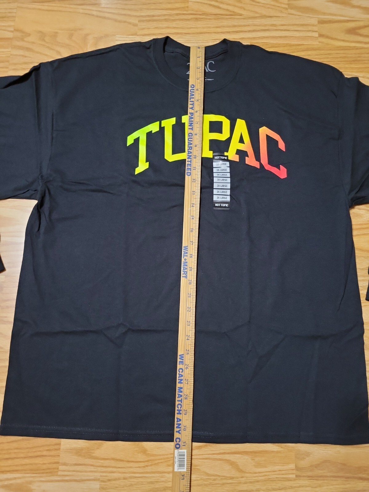 Tupac Spell Out Long Sleeve T-Shirt Sixe 3XL Black If You Can Make It Through gallery