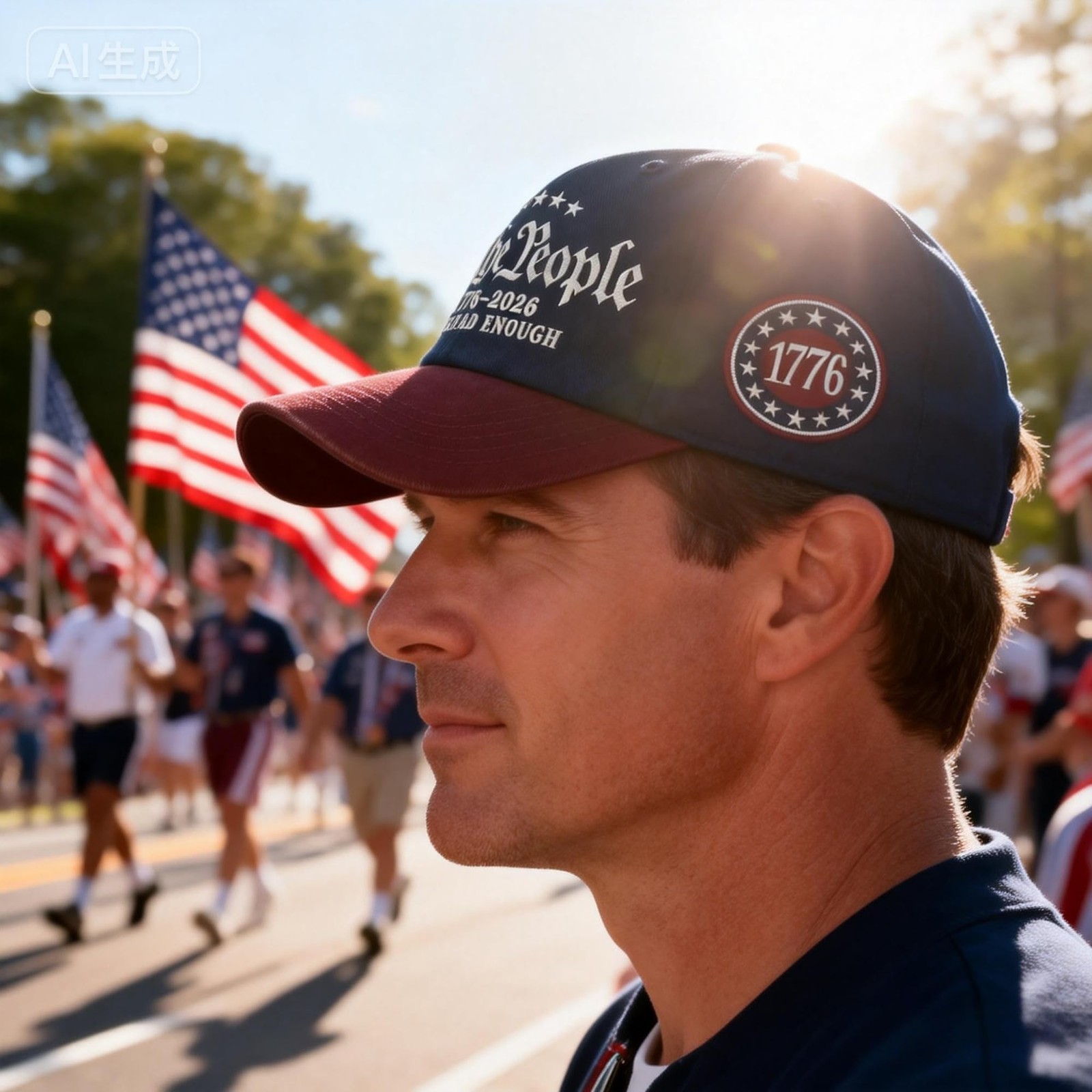 We The People Baseball Cap Have Had Enough 1776 Badge Hat Adjustable for Men ... gallery