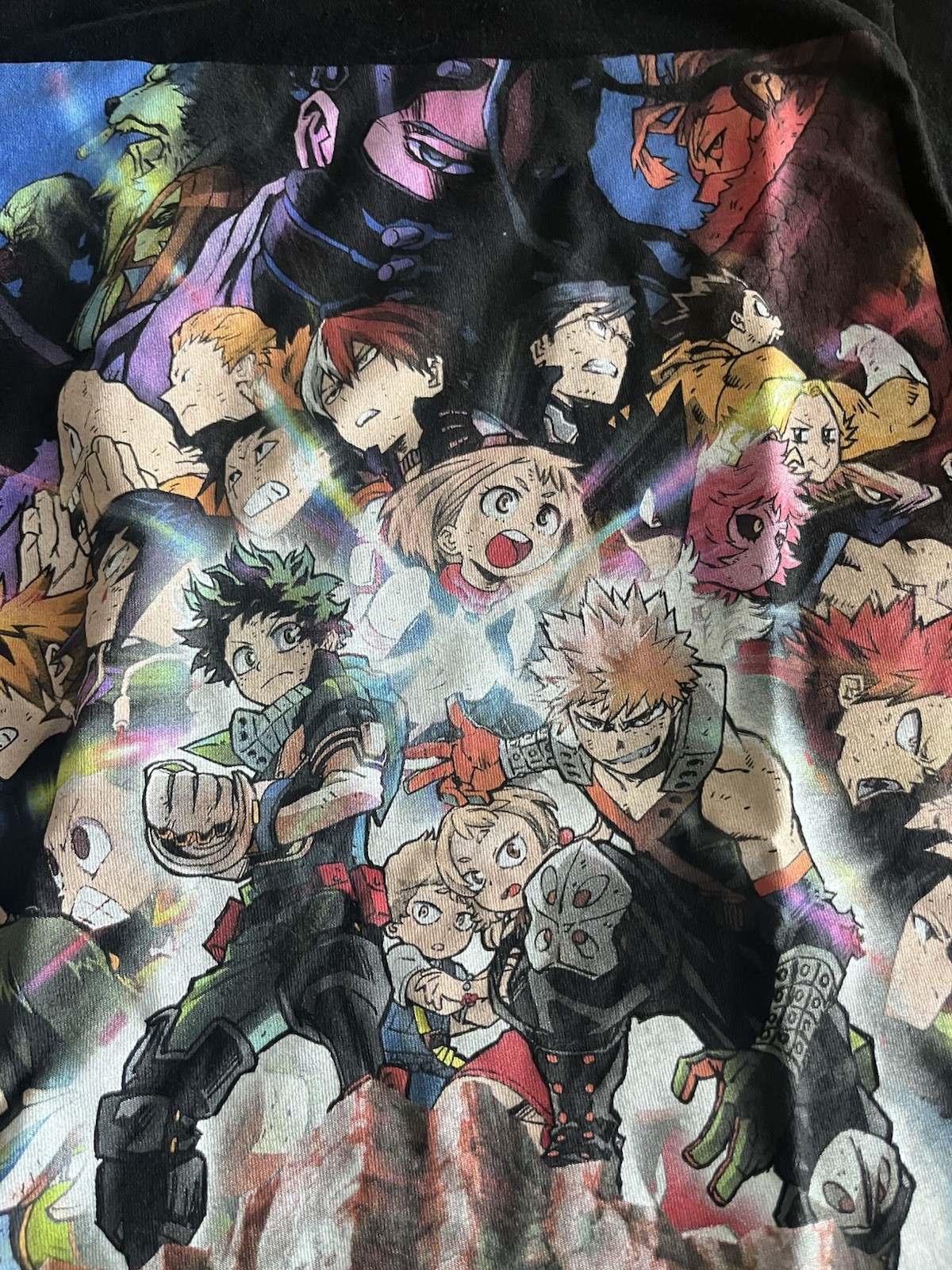 My Hero Academia Shirt Mens XSmall XS Black Short Sleeve Anime Heroes Rising Men gallery