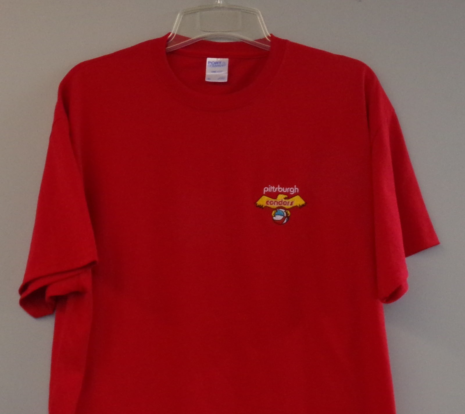 Pittsburgh Condors ABA Basketball Embroidered T-Shirt S-6X, LT-4XLT Pipers New gallery