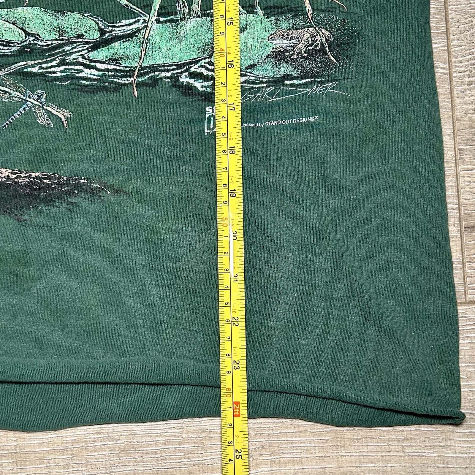 Vintage 1994 Mallard Duck T Shirt L Wildlife Nature Waterfowl Raw Hem Boxy VTG gallery