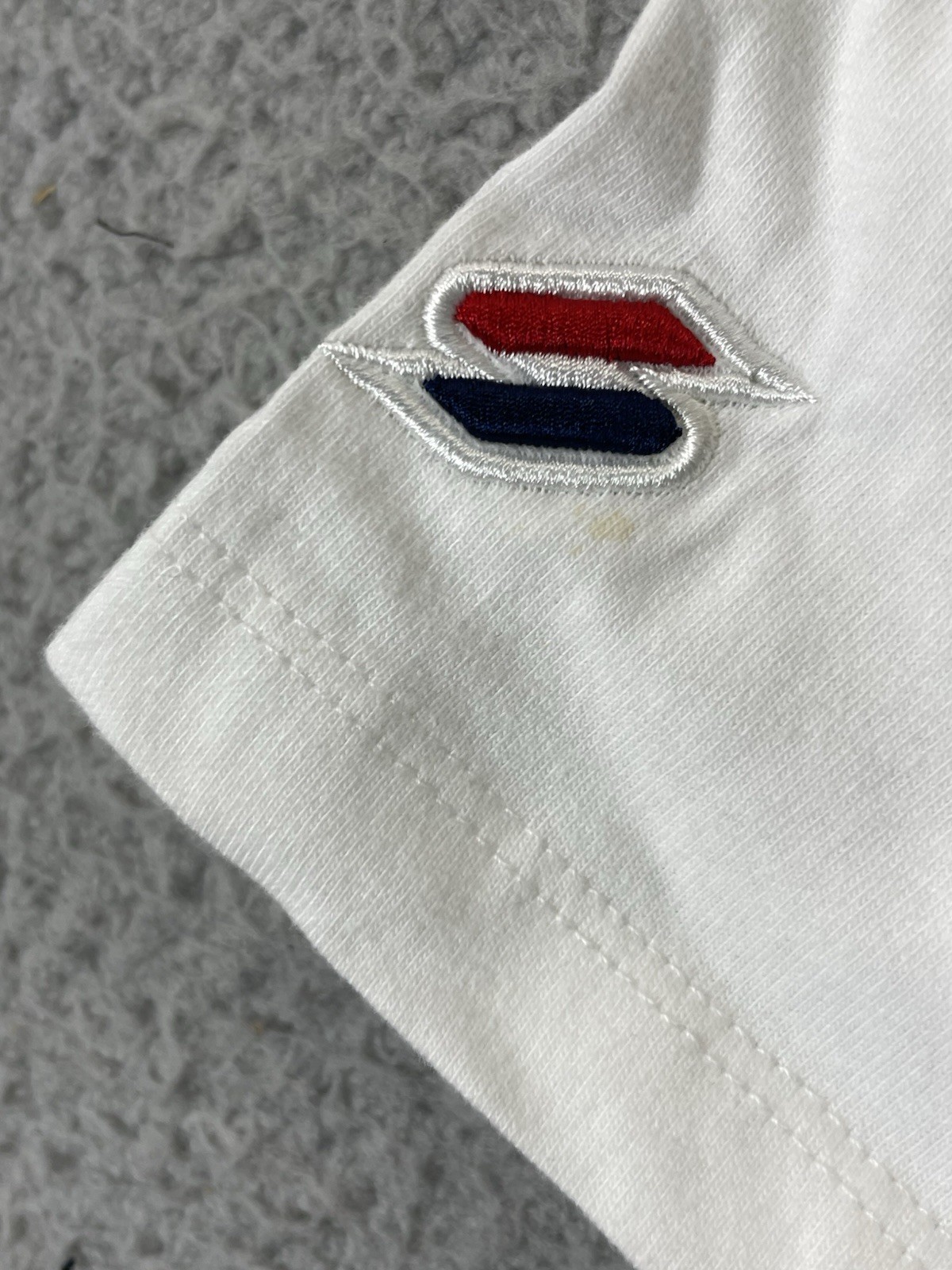 🔥 Superdry • Spell Out Embroidered Logo High Quality T Shirt • Men’s Size M gallery