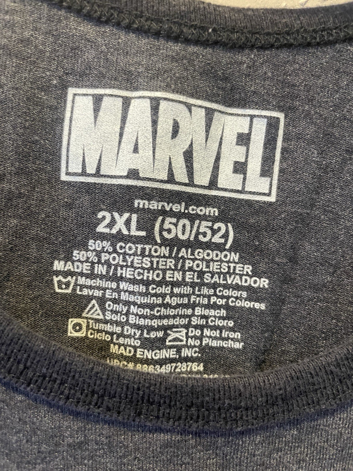 Marvel Deadpool "I Have Issues" Gray Tank Top Crew Neck Sleeveless Cotton 2XL gallery