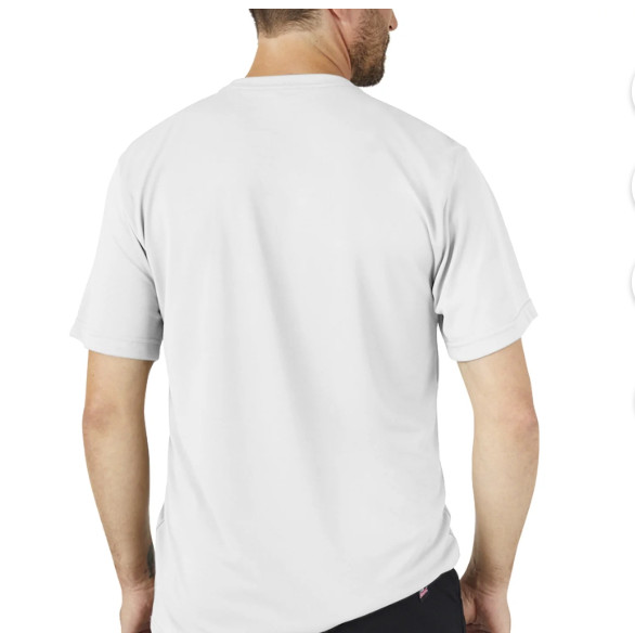 Dickies Men's 2XL Relaxed Fit Performance Polyester Tee Shirt White NWT gallery