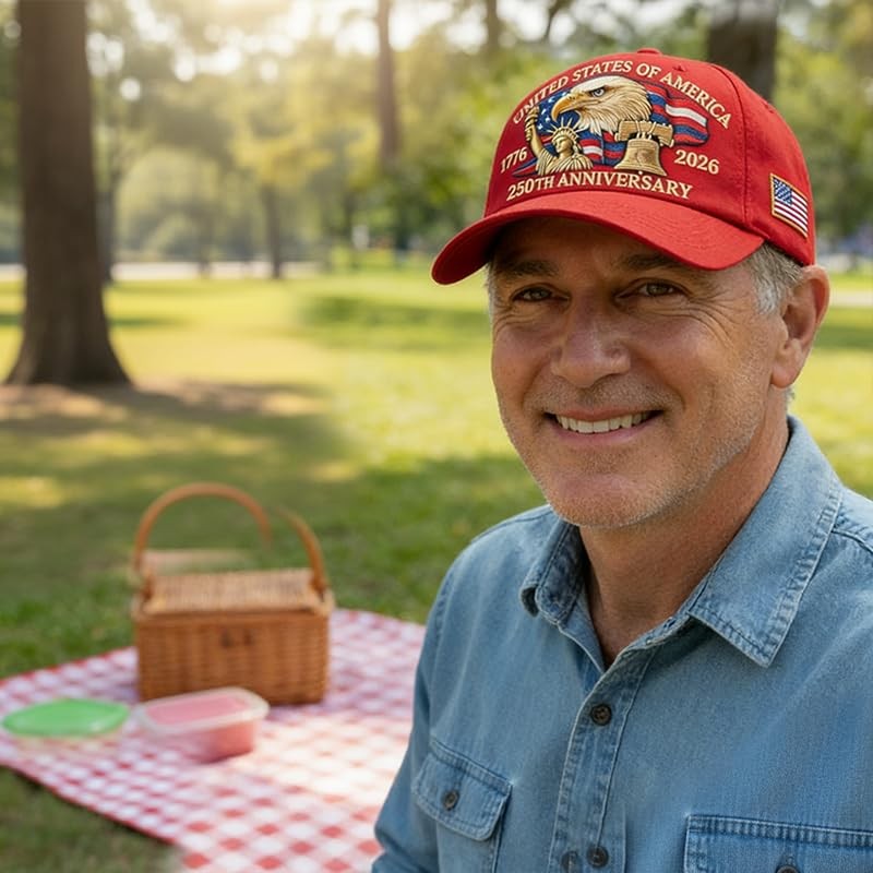 250 Anniversary USA Hat – United States 250th Anniversary Adjustable Patrioti... gallery