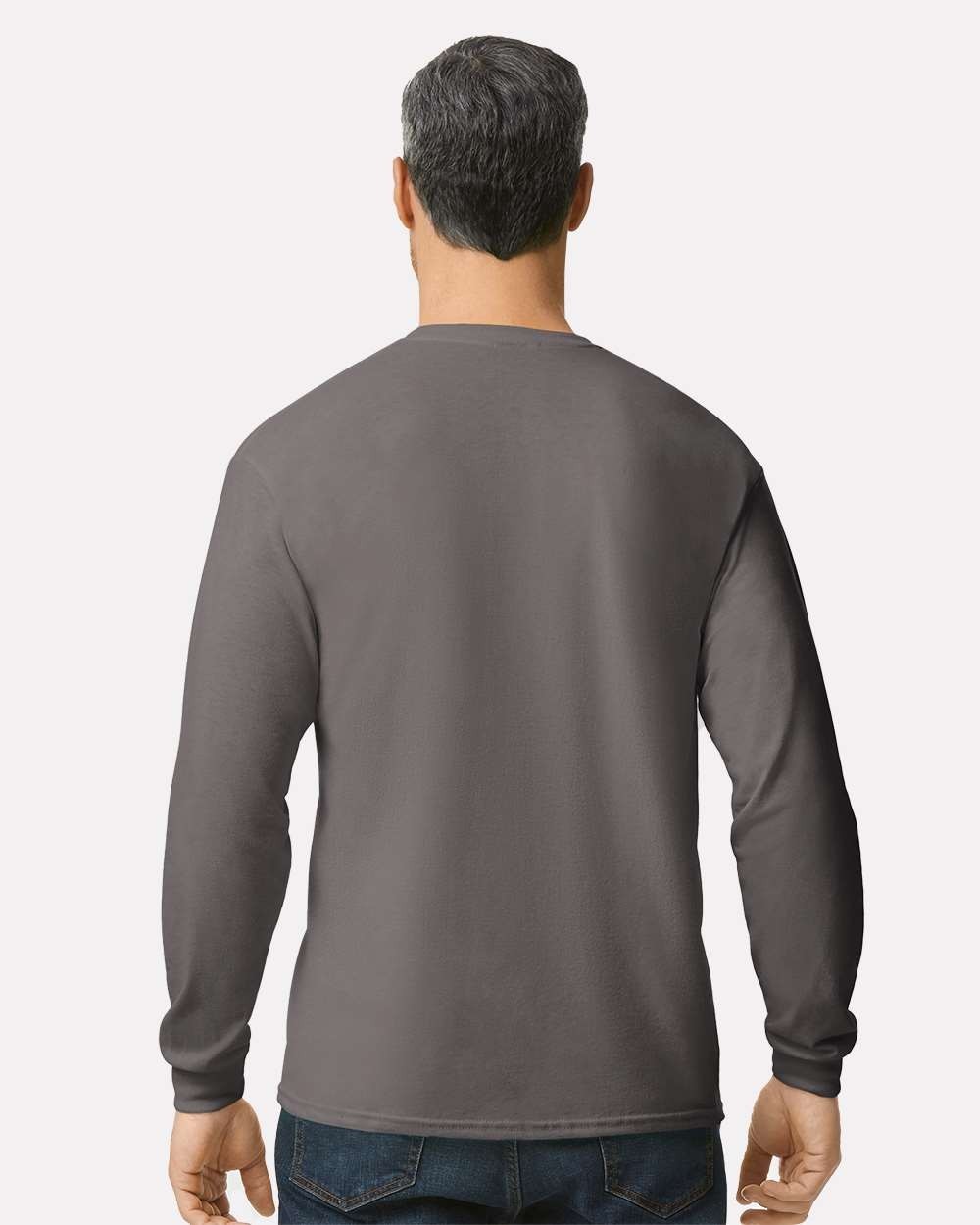Gildan Adult Long Sleeve Heavy Cotton T-Shirt Blank Tee Top Shirts S-3XL G540 gallery
