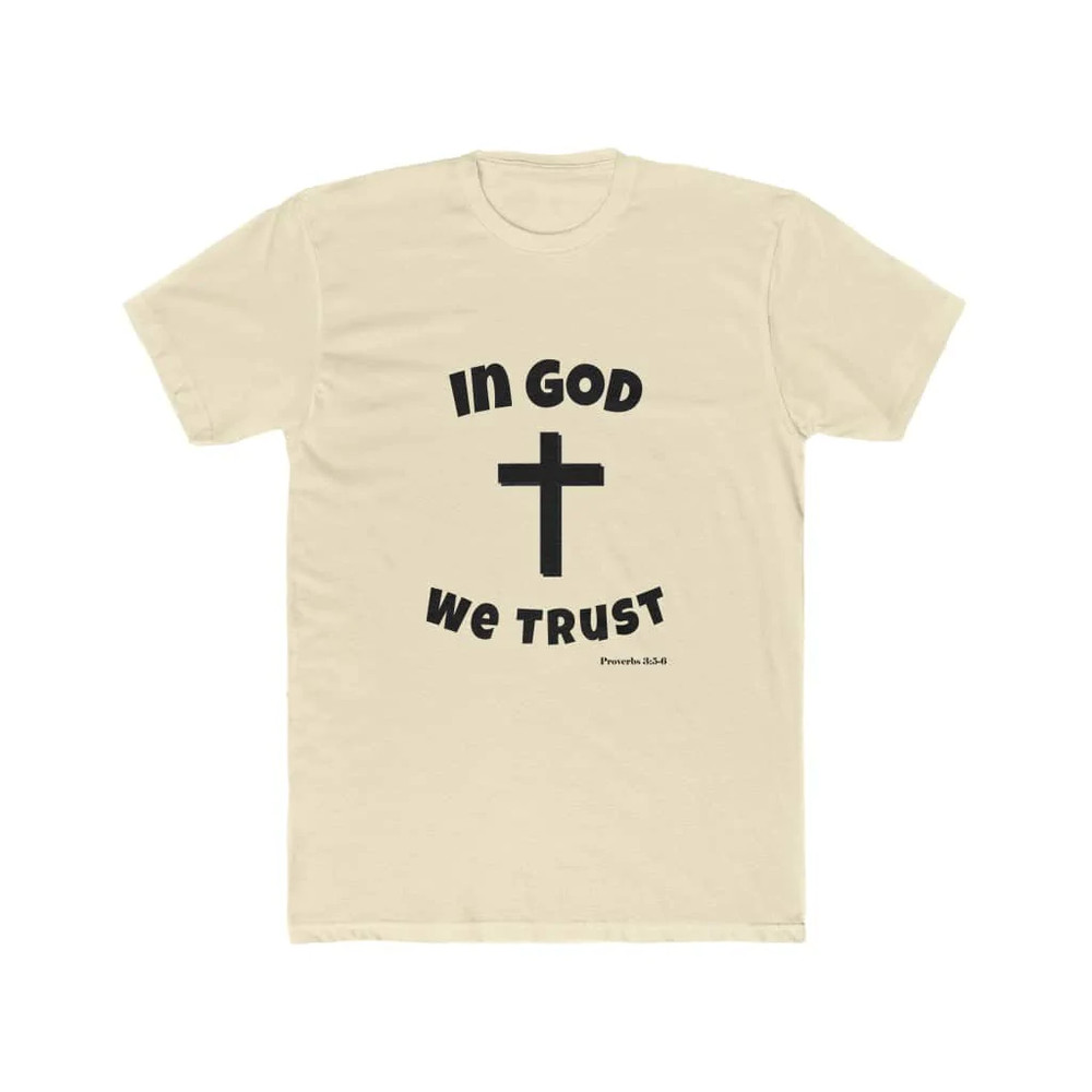 Next Level 3600 Soft Cotton Tee “In God We Trust” sp
