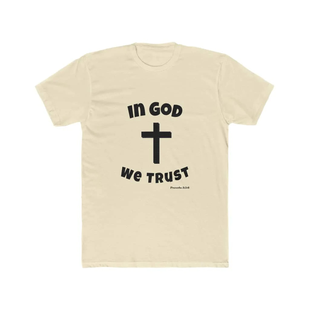 Next Level 3600 Soft Cotton Tee “In God We Trust” sp