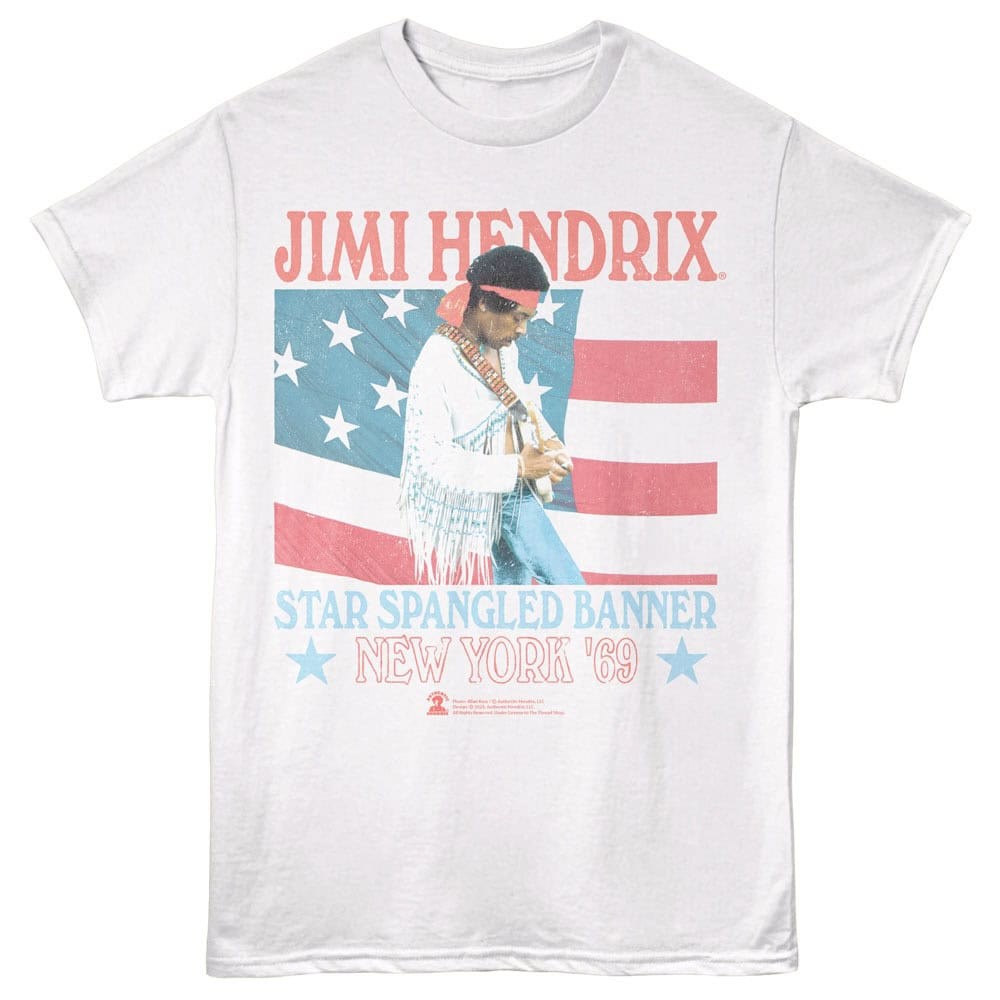 Jimi Hendrix Star Spangled Banner Men's T Shirt gallery