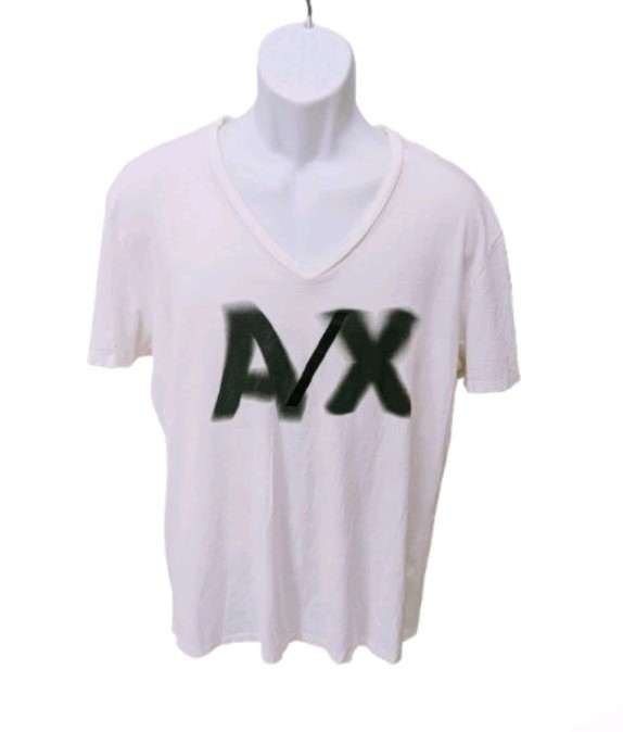 A/X Armani Exchange Logo T Shirt Mens XL Designer Graffiti City Preppy #15t