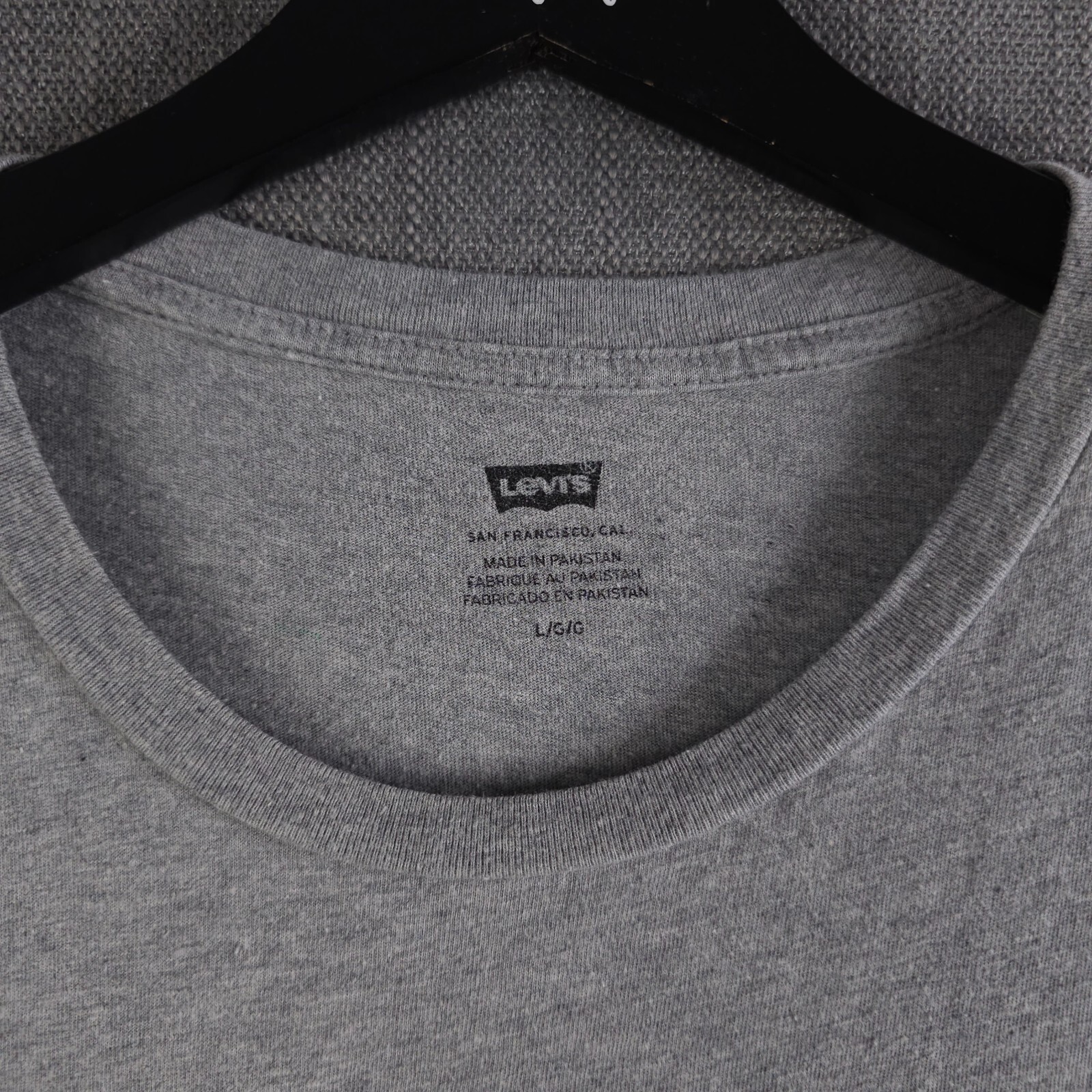 Levis Shirt Mens Large Gray Sunset Mountains Short Sleeve Crew Neck Tee Casual gallery