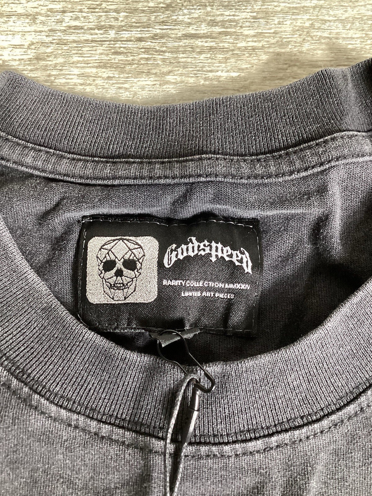 Godspeed Rare Collection Tee Small Black Blue Graphic Earth Streetwear NWT gallery