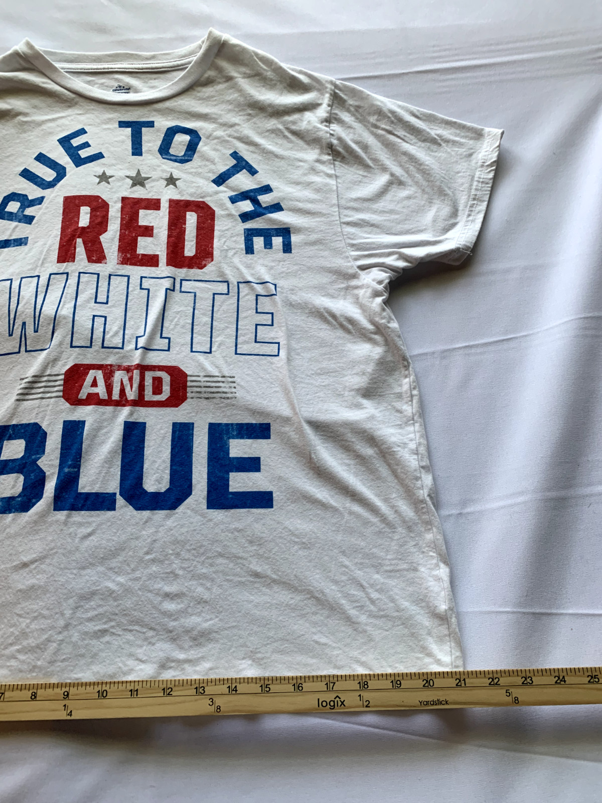 True to the red white and blue Mens tee shirt Size XL 46/48 gallery