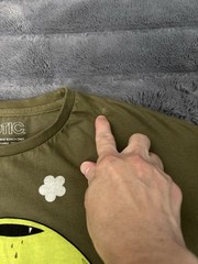 Artcotic x Dalek Space Monkey Graphic Tee Shirt Olive Green Men’s Large L