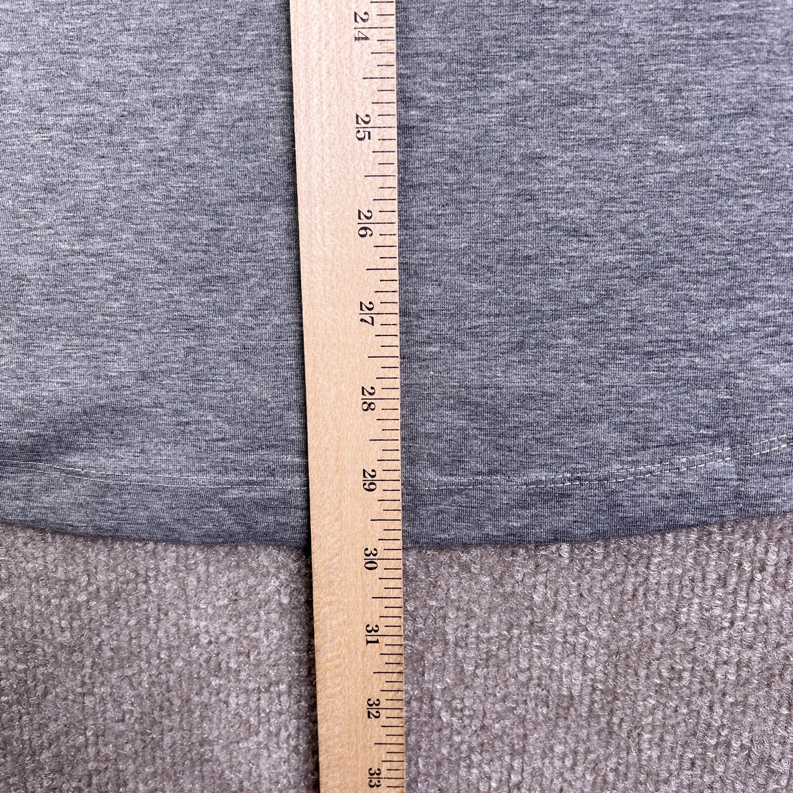 Cuts Men's 2XL Gray Henley T-Shirt Short Sleeve Curve Hem PYCA Pro Tee Sporty gallery