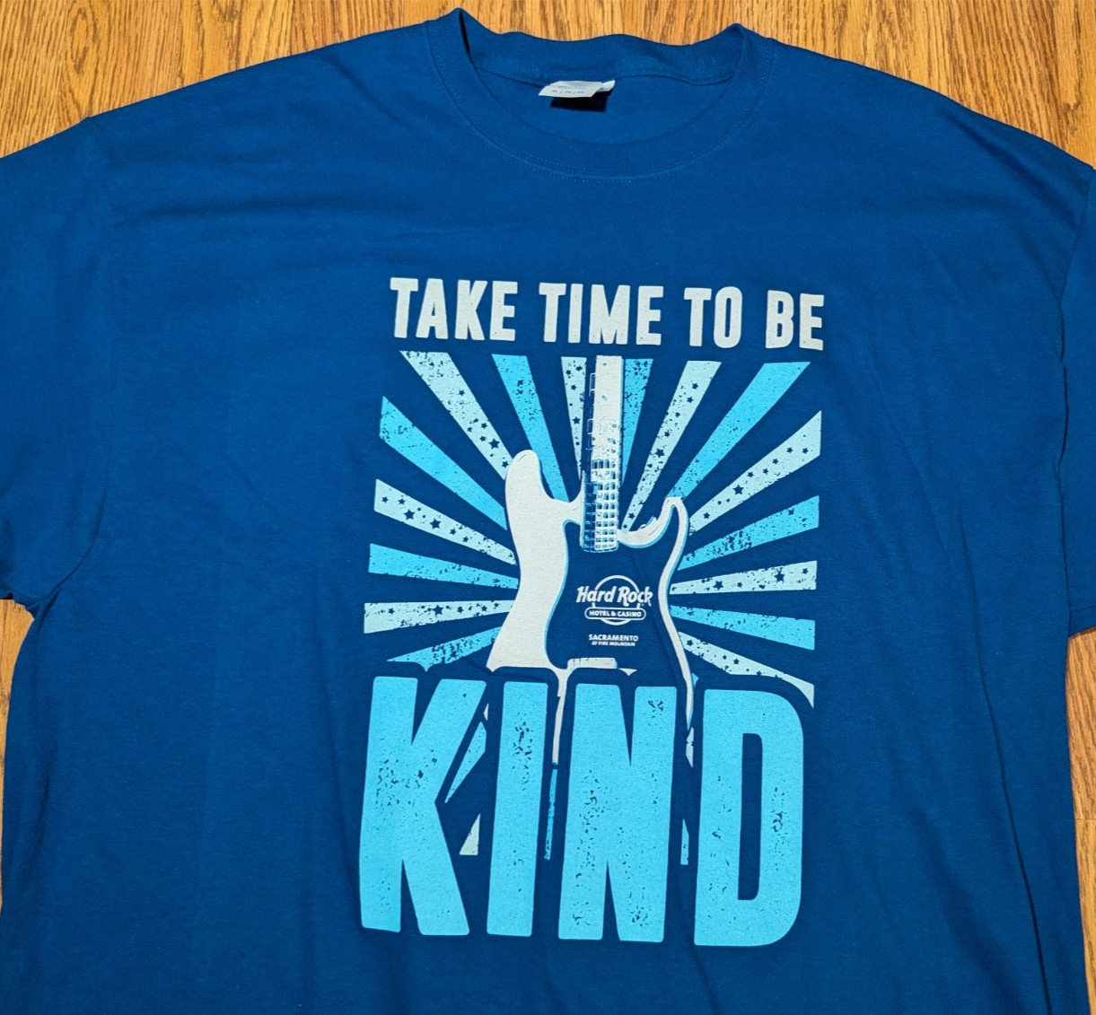 Hard Rock Hotel and Casino t-shirt "Take Time To Be Kind" Sacramento (XL) Blue gallery