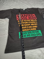 Vtg. Silkscreen Printed Single Stitched Cotton T-shirt w/ Gold Digger Statement.
