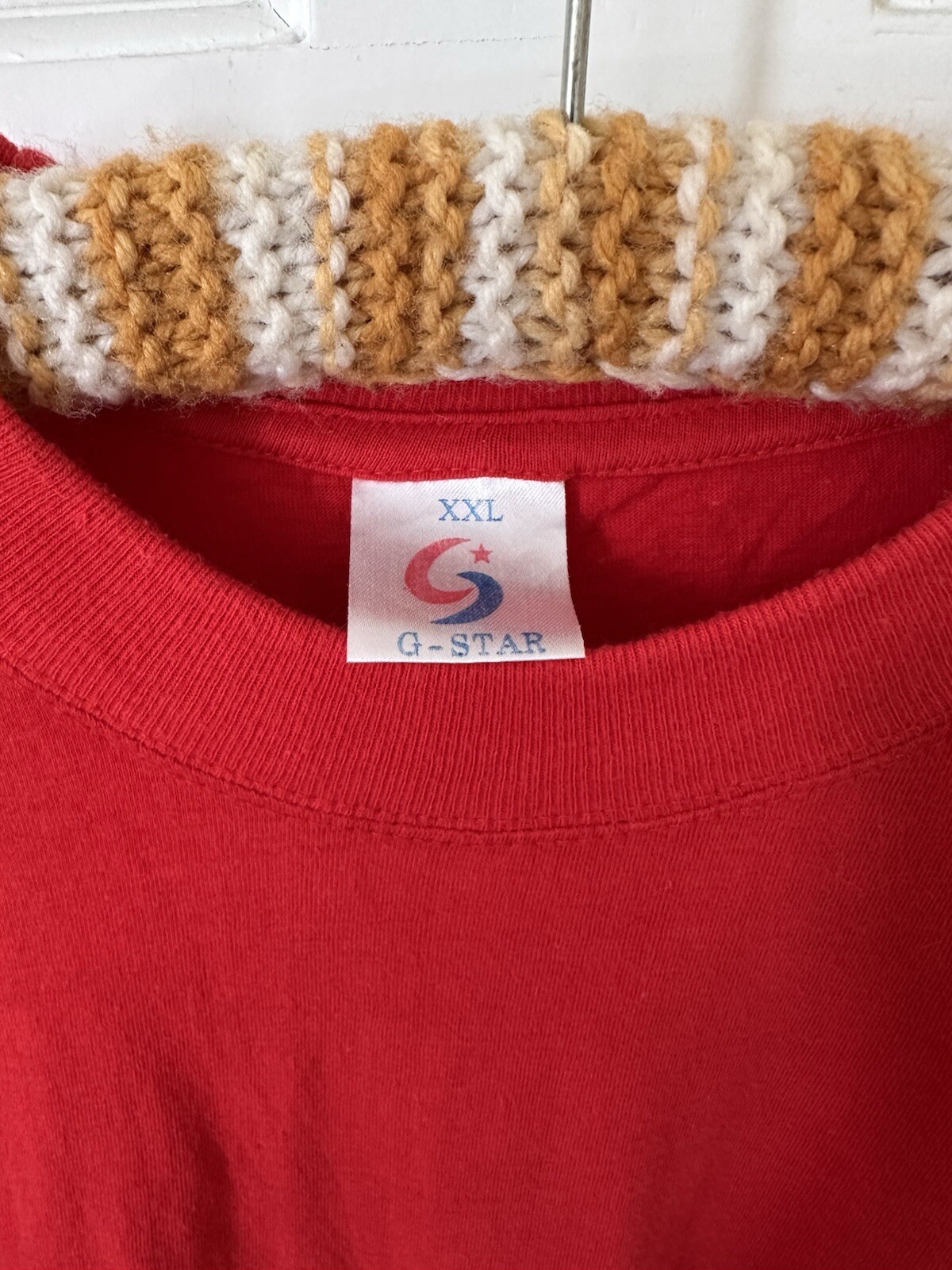 Vtg 90s I Climbed The Great Wall Of China Thin T-Shirt Red L XL XXL gallery
