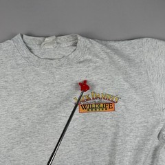 Vintage Jack Daniel’s Wildlife Series Timber Wolf T Shirt Gray Single Stitch XL