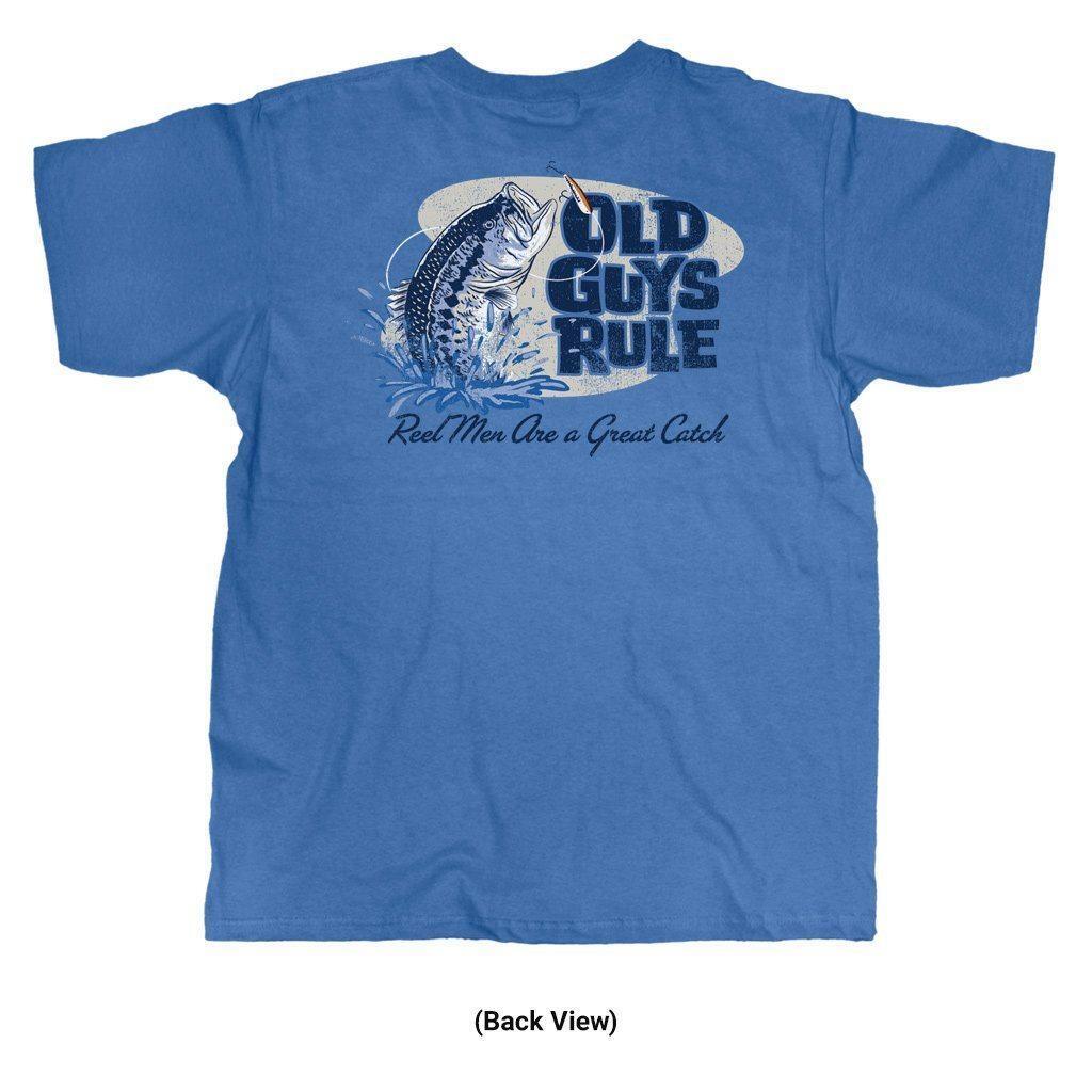 Old Guys Rule "Reel Men Are A Great Catch" T-Shirt, Choose Size gallery
