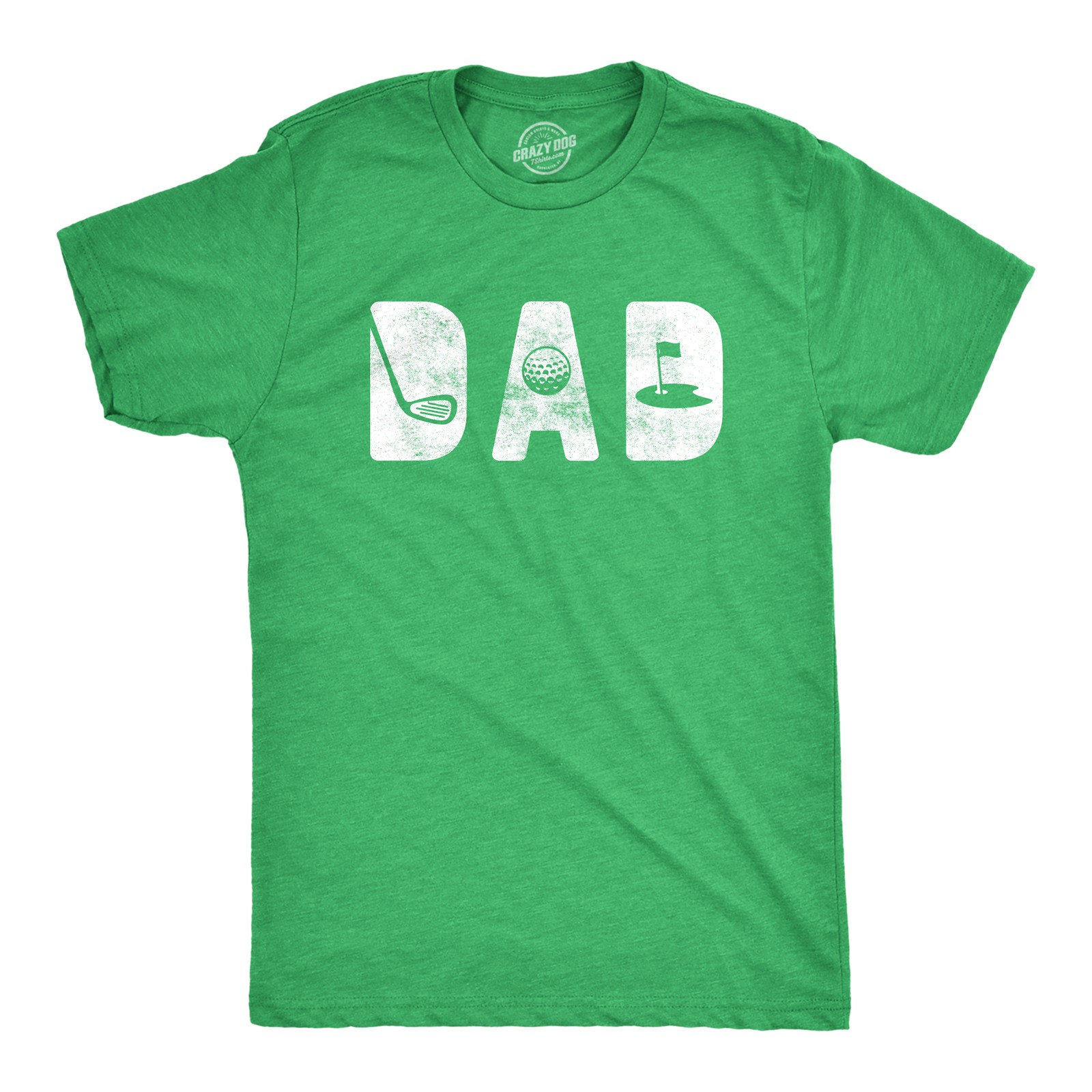 Mens Dad Golf T Shirt Funny Fathers Day Gift for Dad Outdoor Sports Graphic Tee