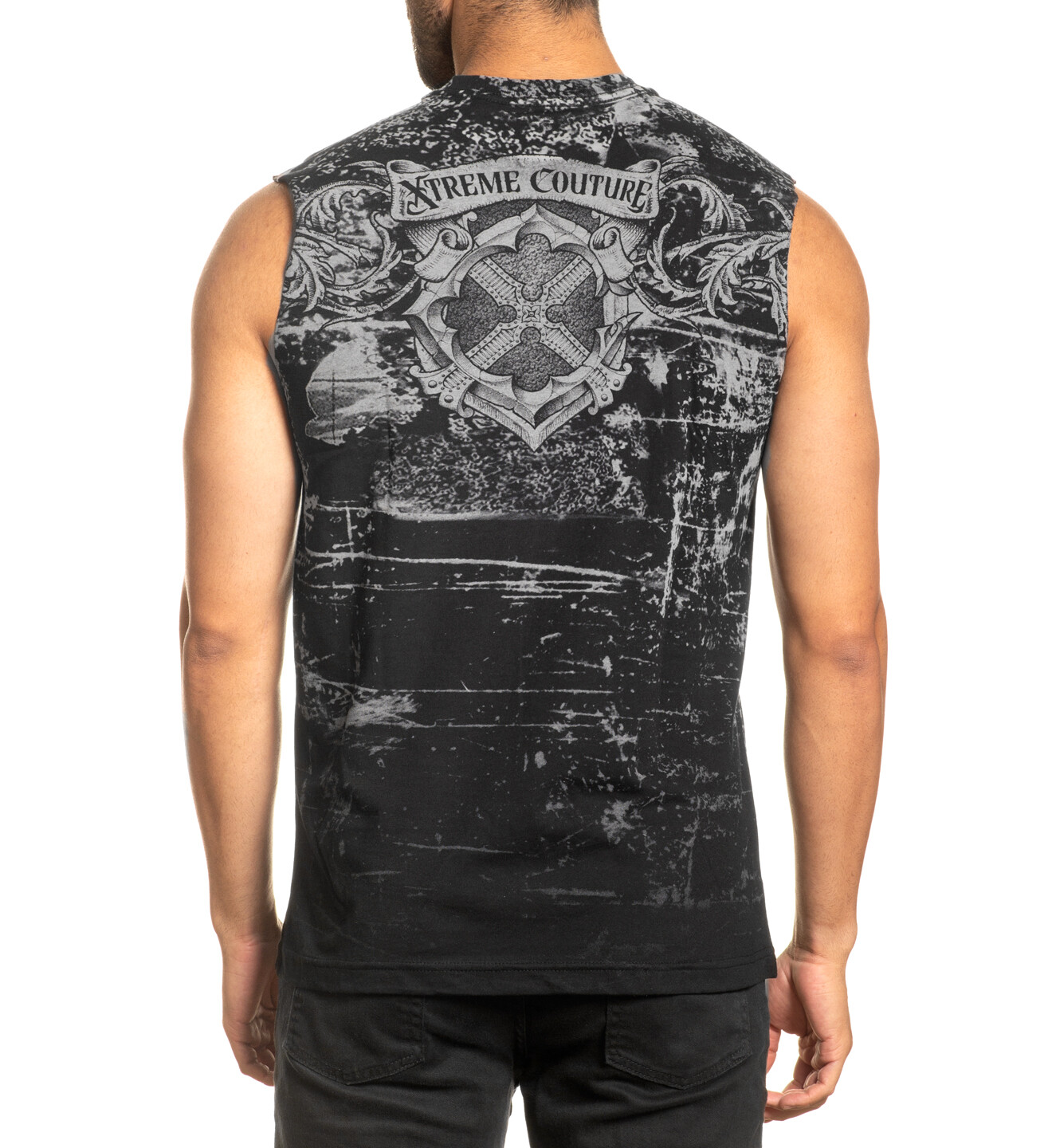Xtreme Couture by Affliction Men's Muscle Tee-Shirt Predato Tank Biker Skull gallery