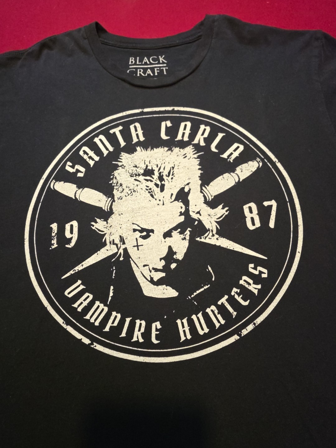 Black Craft Cult Santa Carla Vampire Hunters Lost Boys Black Size Medium EUC gallery