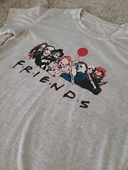Horror Characters Friends Halloween Jason Chucky Pennywise Scream Size L EUC!