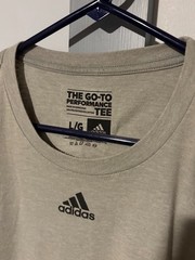 adidas The Go-To Performance Tee – Gray – Men’s Large