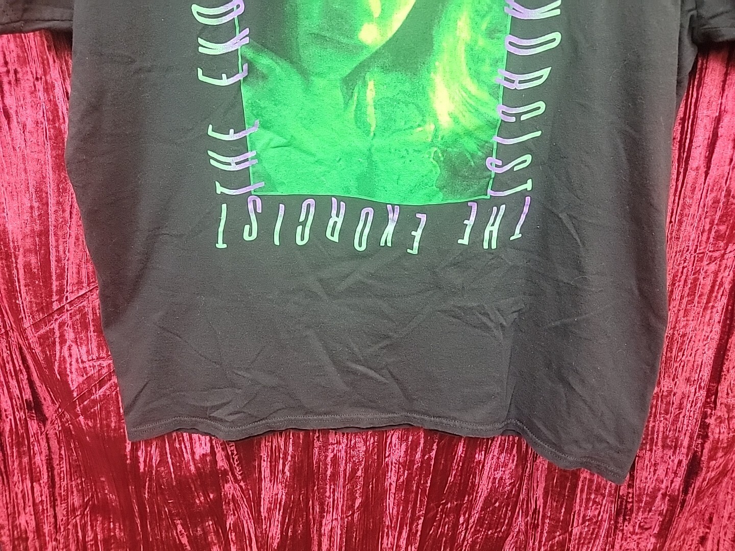 The Exorcist Regan Classic Horror Movie Tee Shirt Large T HORROR SCARY gallery
