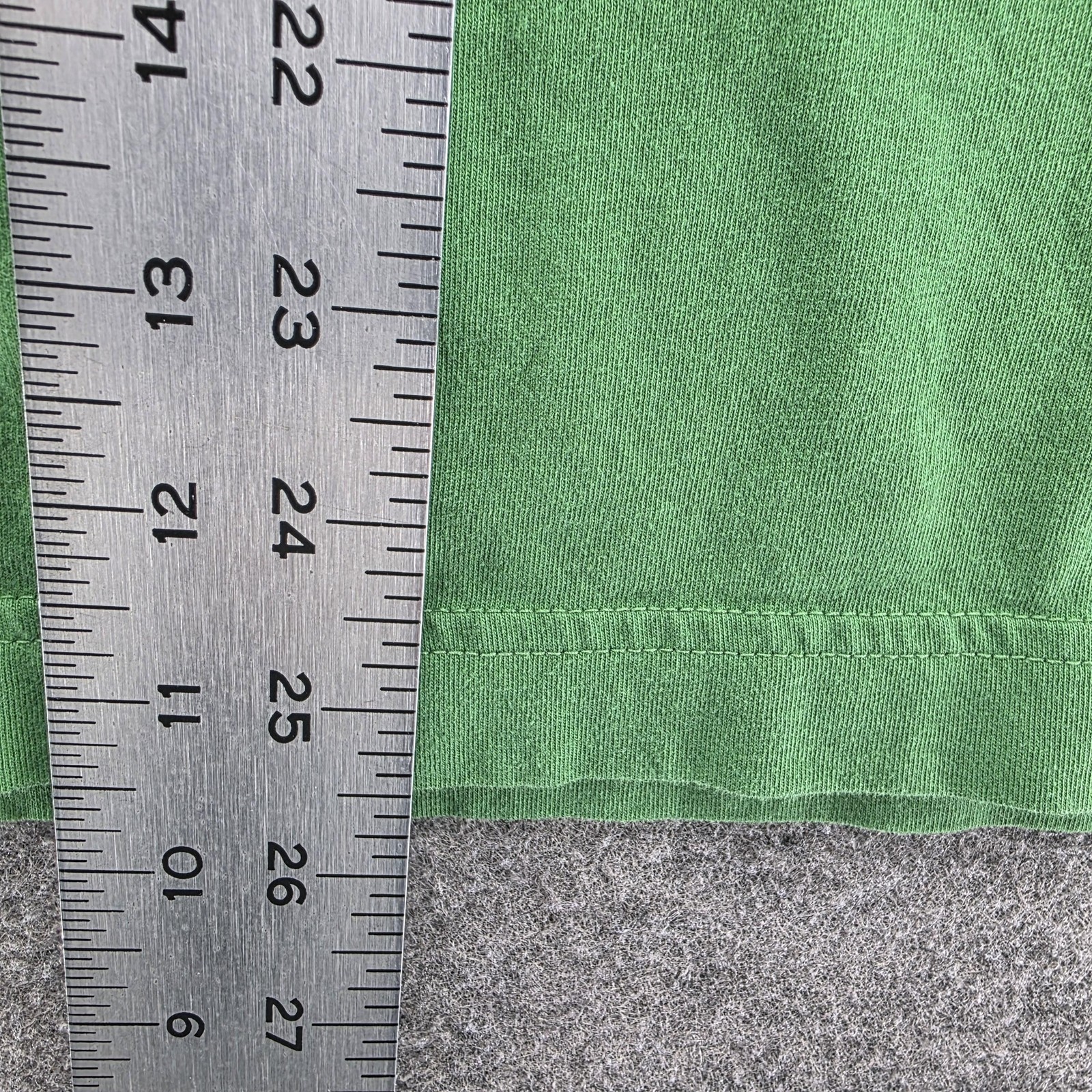 Apple Shirt Mens Medium Green 100% Cotton Logo Tee Crewneck T Shirt Casual gallery