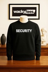 Security Event Staff Uniform Bouncer Bodyguard Style Graphic Tee Shirt