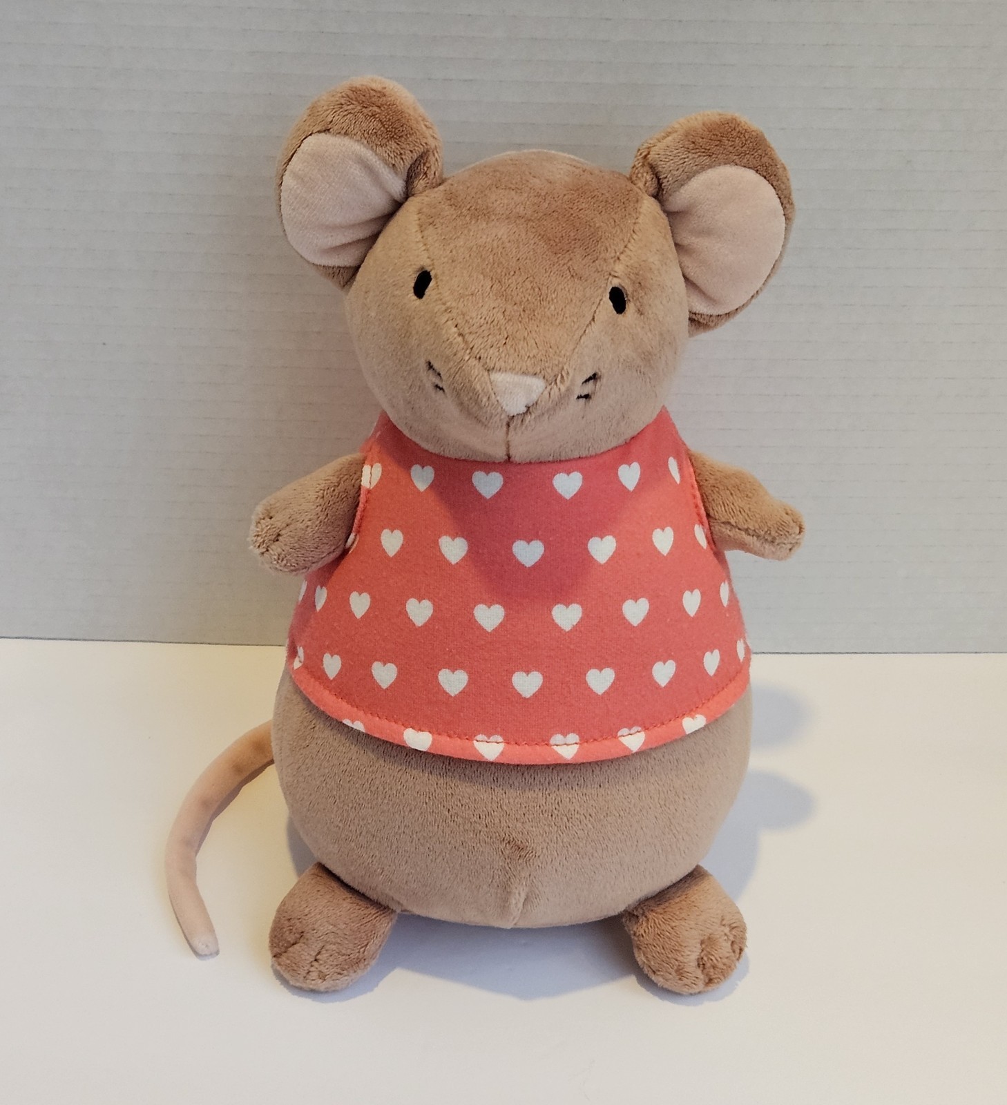 Pillowfort Mouse Figural Pillow Plush Heart Shirt Target 2023 7″ x 9″