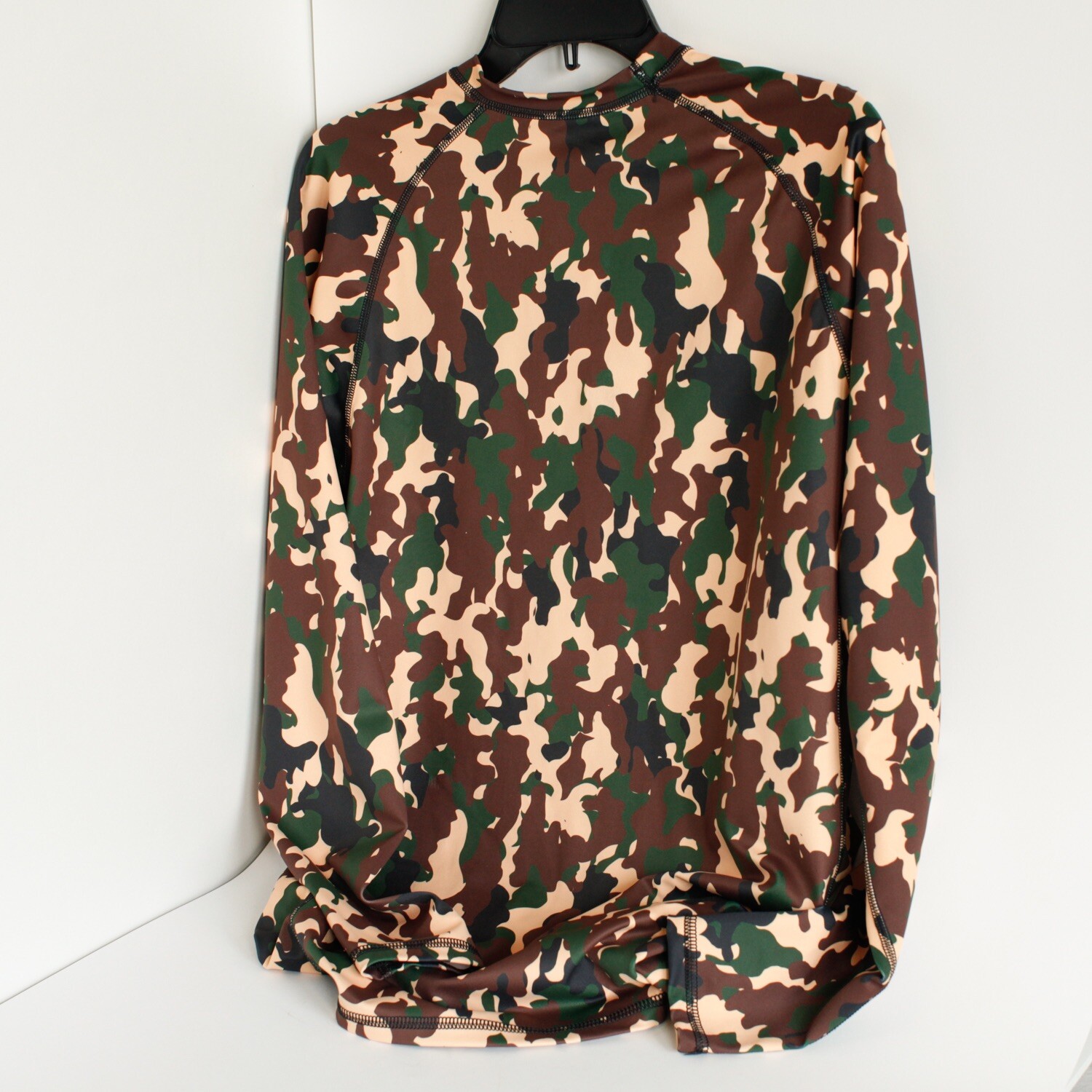 UPF50+ Men's Sun Protection Long Sleeve Quick Drying Camouflage Print XXL gallery