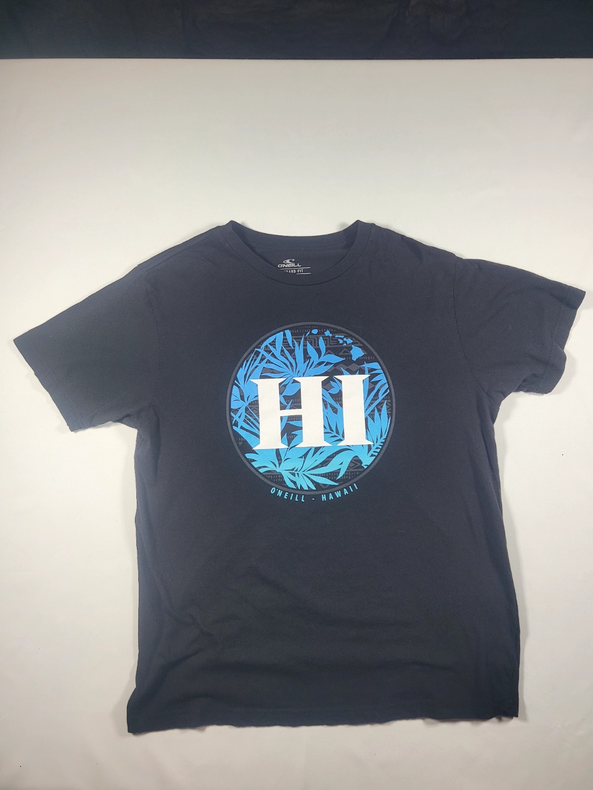O'Neill Standard Fit Hawaii Graphic Print Crew Neck Short Sleeve T-Shirt L gallery