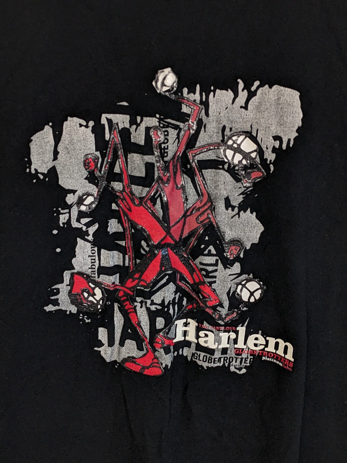 Vintage 90s Fubu Harlem NY Globetrotters Graphic Tshirt 2XL Rap 2-Side Hip Hop gallery